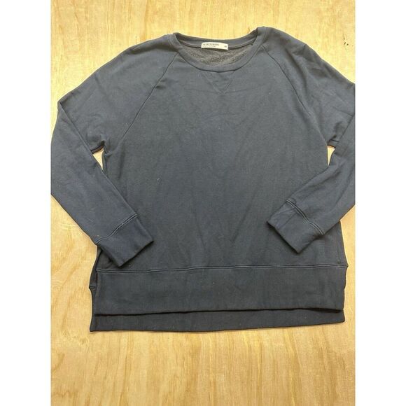 Stateside Sweatshirt Crew Neck Navy Medium Modal Viscose - Picture 1 of 6